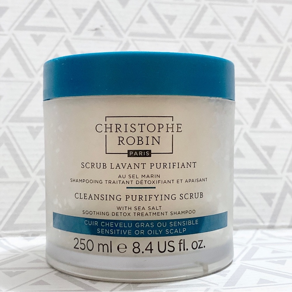 Christophe Robin~Cleansing Purifying Scalp Scrub Sea Salt~250ml / 8.4 fl oz
